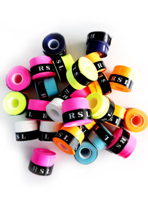 RSL Overgrip 60-Box for Badminton & Squash Rackets - Synthetic, Absorbing, Tacky !